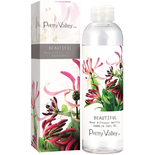 Pretty Valley Home Fragrances Diffuser Refills Oil Beautiful Scent 200ml