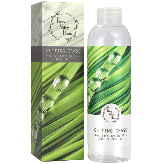 Pretty Valley Home Fragrances Diffuser Refills Cutting Grass Scent 200ml