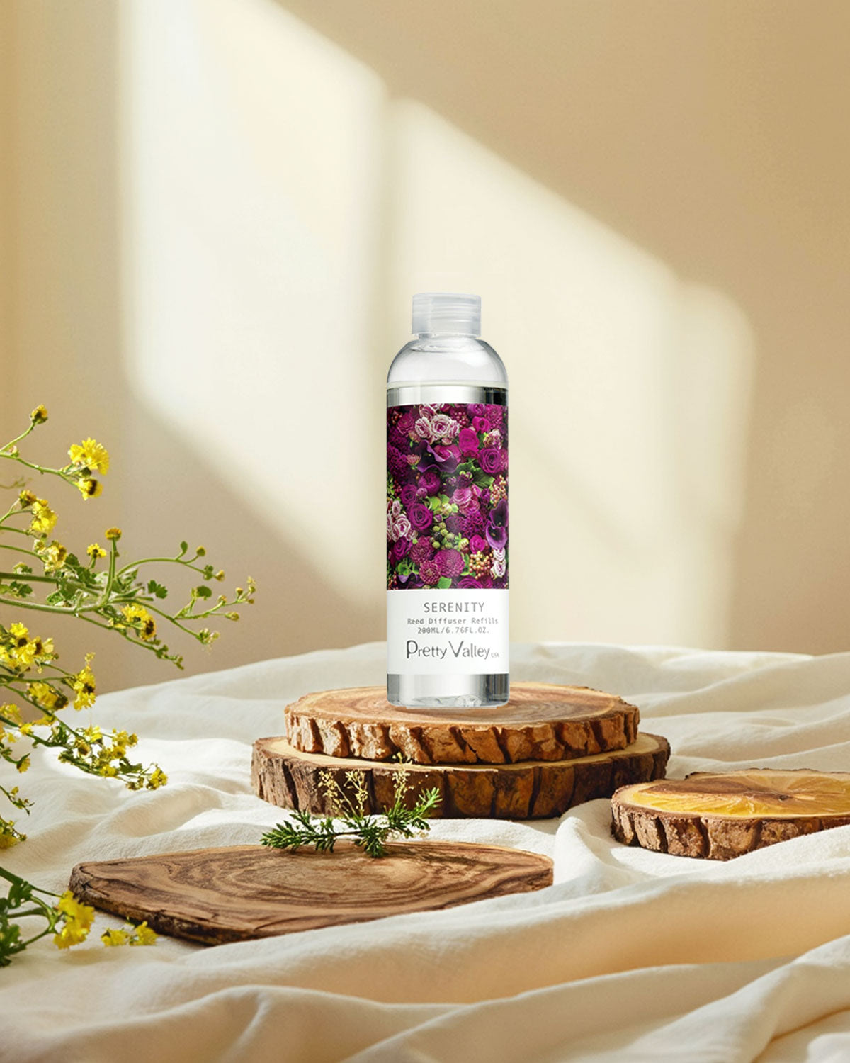 Pretty Valley Home Fragrances Diffuser Refills Serenity Scent 200ml