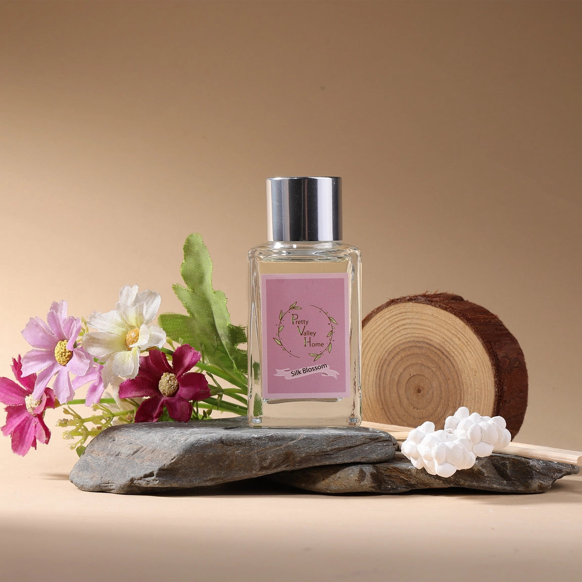 Pretty Valley Home Mini Flower Diffuser Silk Blossom 30ml