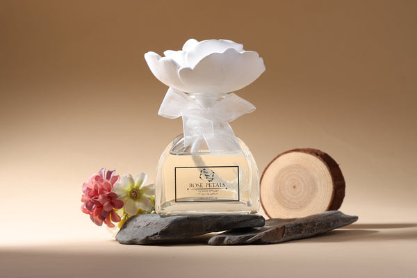 Ceramic Rose Gypsum Flower Diffuser Rose Petals 6064-RP