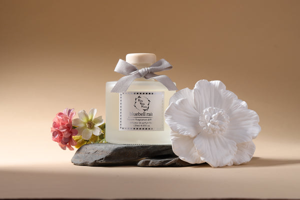 Ceramic Gypsum Flower Diffuser Set Bluebell Rain 6056-BR