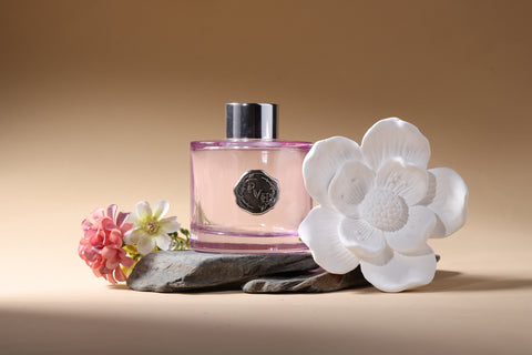 Ceramic Flower Fragrance Diffuser Set Fleur De Lys DF-FDL-1412