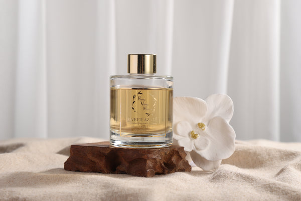 Ceramic Orchid Flower Fragrance Diffuser Set Sweet Azalee 1439