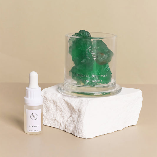 Pretty Valley Home Crystal Aromatherapy - Green Fluorlte