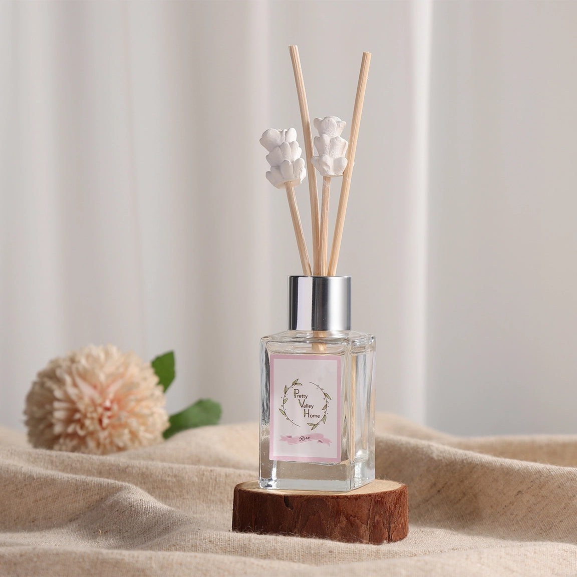 Pretty Valley Home Mini Flower Diffuser Rose 30ml