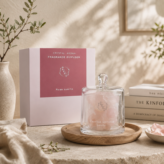 Pretty Valley Home Crystal Aromatherapy - Rose Quartz
