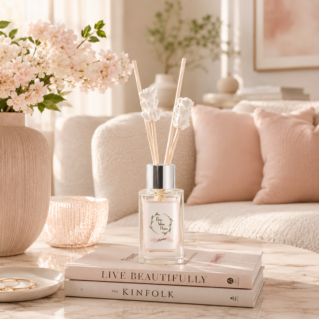 Pretty Valley Home Flower Diffuser - Thumbnail 4