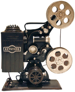 Pretty Valley Home - Vintage Movie Camera Scaled Model D√©cor