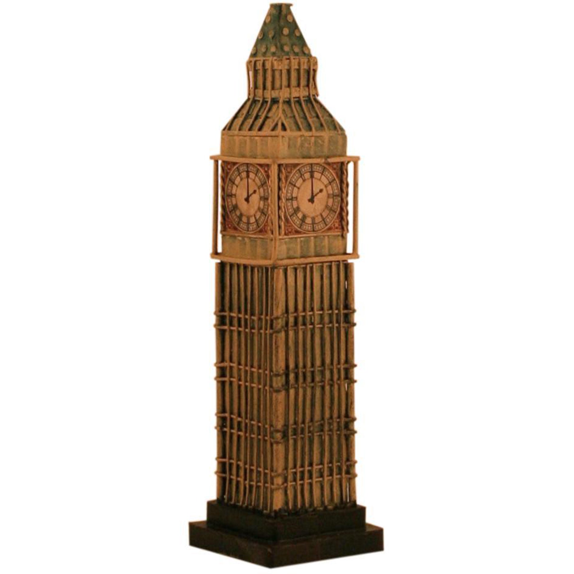 Retro Classic Handmade Iron '1958 Big Ben Tower, London' Model Craft Figure