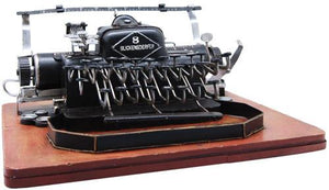 Pretty Valley Home - Retro Classic Handmade Iron 'Typewriter USA 1907' Model Craft Figure