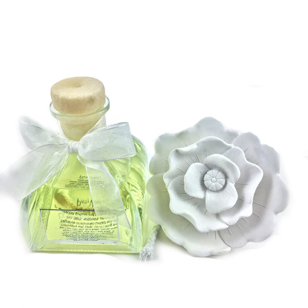 Ceramic Rose Gypsum Flower Diffuser Beautiful 6064-BTL