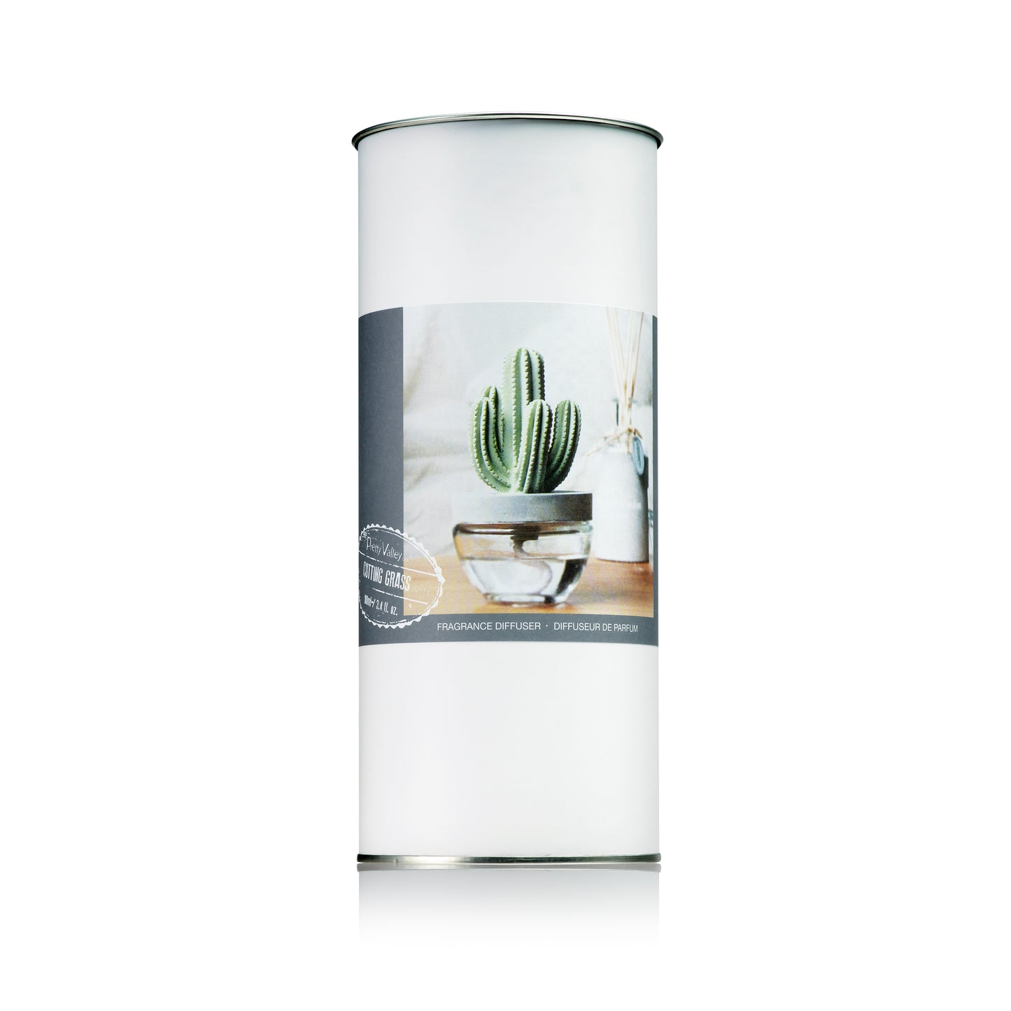 Cactus Fragrance Diffuser Set 6047-Cutting Grass 100ml