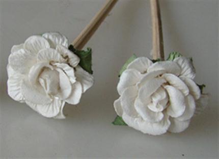 White Mini Sola Flower Sticks (set of 30)