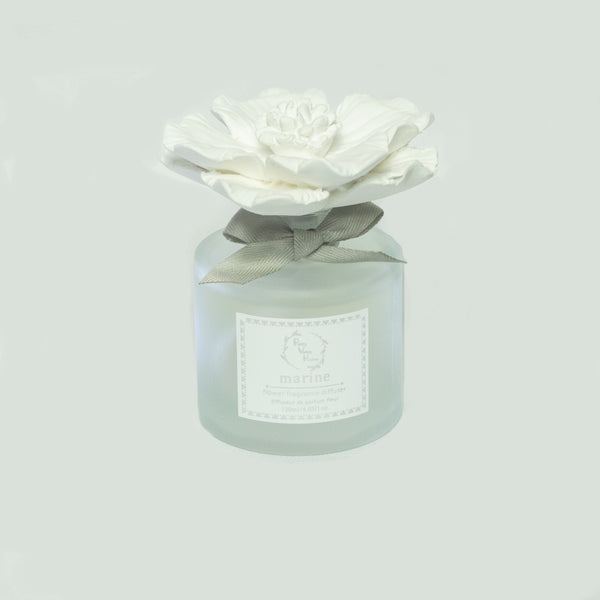 Ceramic Gypsum Flower Diffuser Set Marine (Ocean Breeze) 6056-OB